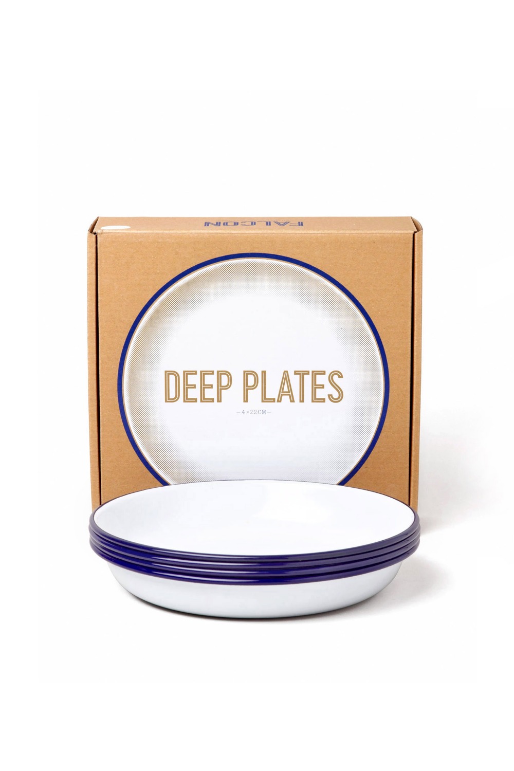 FALCON(팔콘) Deep Plates - white