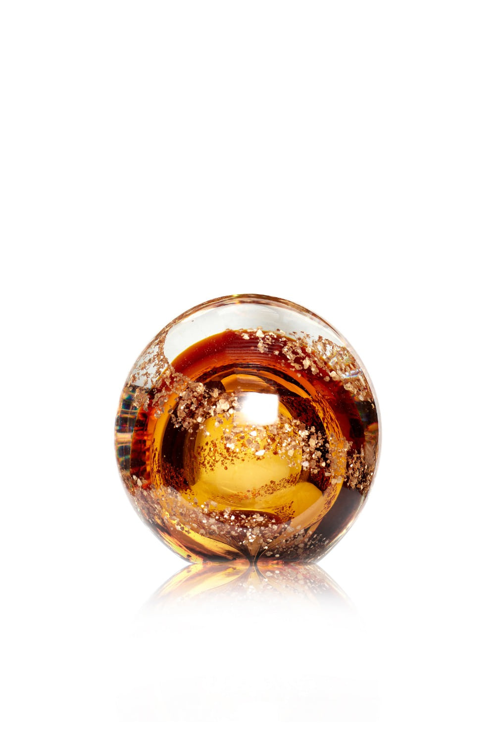 Paperweight Glass Brown